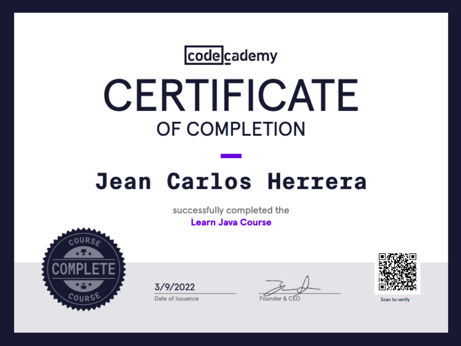 codecademy-learn-java