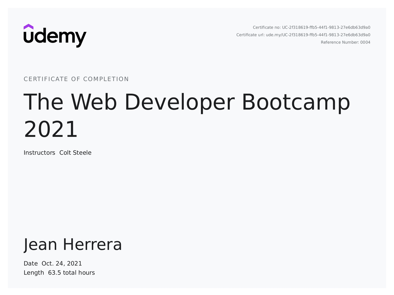 udemy-web-development-certificate